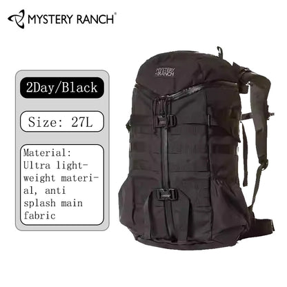 Sac à dos de randonnée 30L tactique en nylon, extensible, noir, kaki ou vert