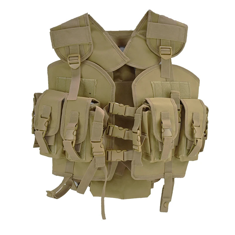 Gilet Tactique RUIN HAWK pour Hommes - Protection Airsoft et Paintball avec Sac d'Eau Camouflage - BLACKBEARD OUTDOOR INDUSTRIES
