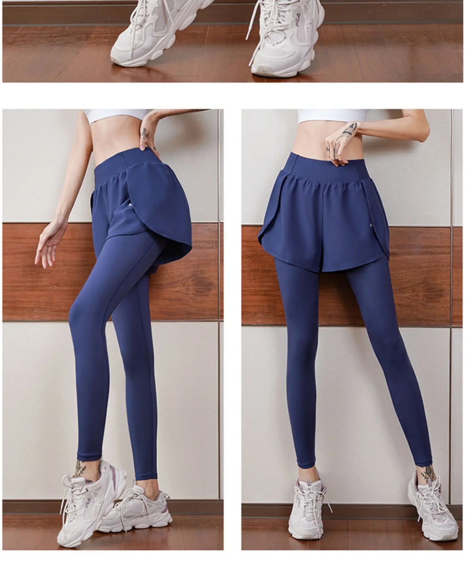 Leggings de Sport Femme avec Poche – Taille Élastique Haute, Yoga, Fitness, Cyclisme, Course - BLACKBEARD OUTDOOR INDUSTRIES