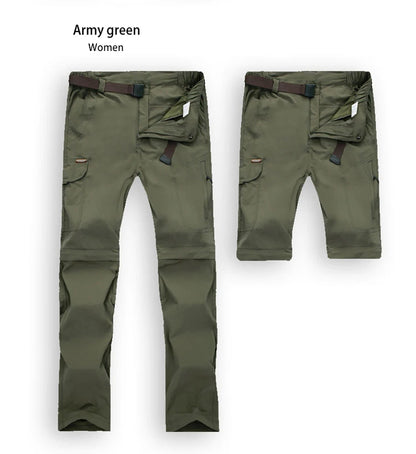 Pantalon Tactique Femme 2-en-1 – Séchage Rapide, Imperméable, Convertible Short - BLACKBEARD OUTDOOR INDUSTRIES