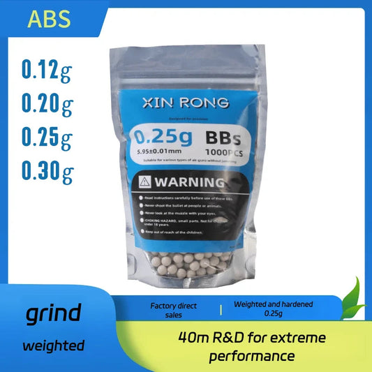1000 Rounds Airsoft 6mm BBs Ma boutique