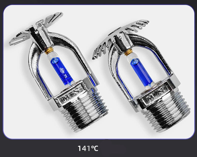 Lot de 2 Têtes de Sprinkler 141°C – Extinction Automatique Haute Température DN15/DN20, Pendant, Vertical ou Latéral
