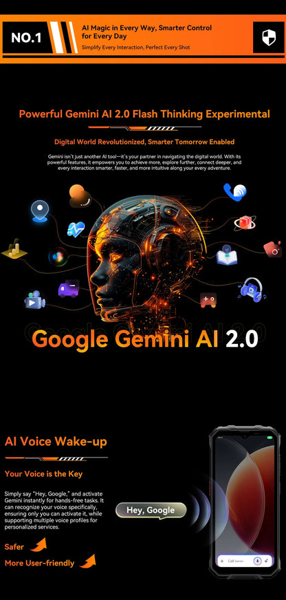 Blackview OSCAL Marine 2 Rugged Smartphone AI, 6.56'' HD+ Display, Unisoc T615, 24(8+16)GB 256GB, 11000mAh, Android 15 Phone NFC BLACKBEARD OUTDOOR INDUSTRIES