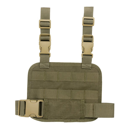 Plateforme de cuisse tactique MOLLE en Cordura avec porte-chargeurs, noir, vert ou coyote
