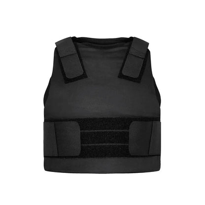 Gilet Pare-Balles Dissimulable NIJ IIIA Certifie – Matiere Balistique UHMWPE, Nylon 900D, Epaules et Taille Ajustables pour Agents de Securite et Protection Rapprochee (L a XXL, Noir)