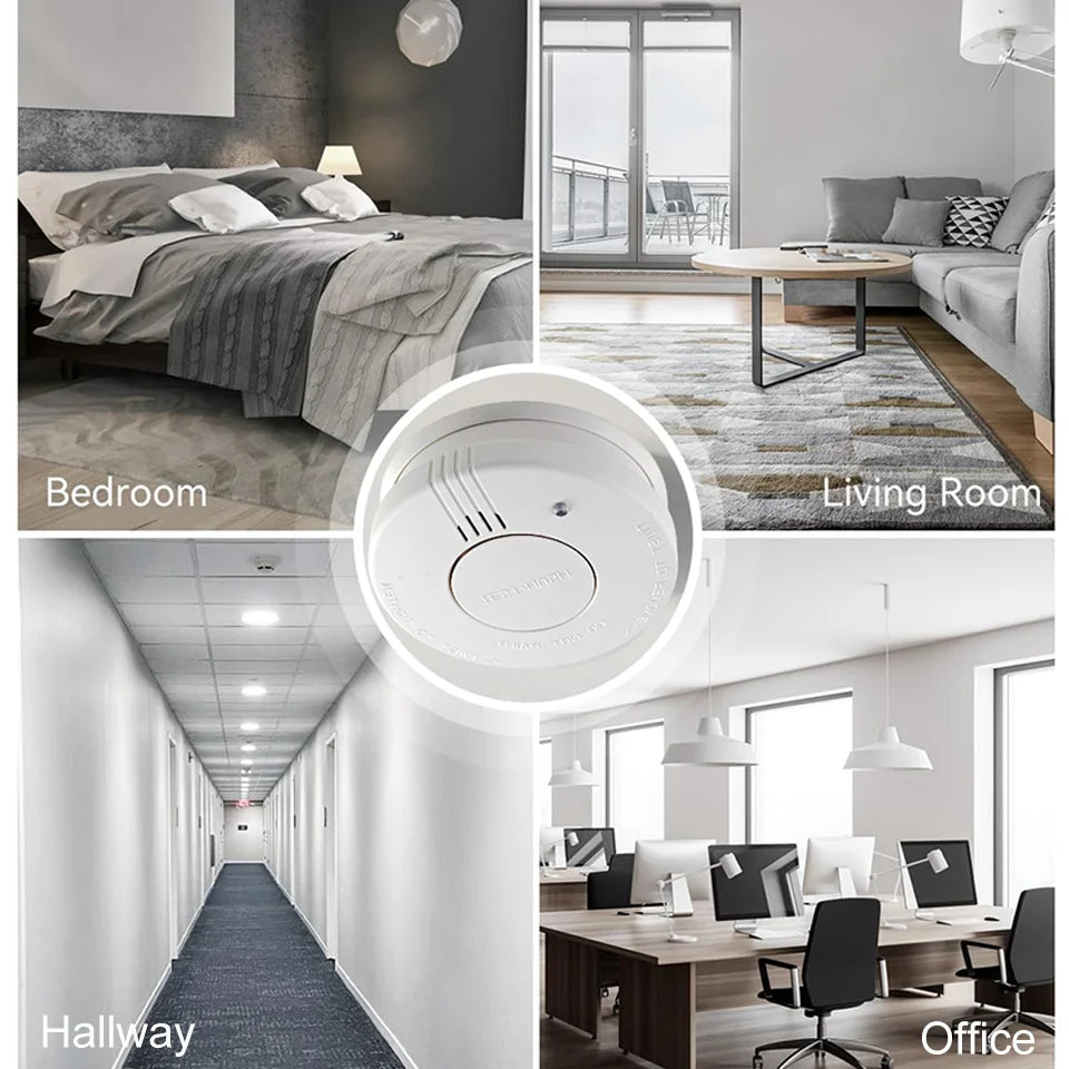 Détecteur de Fumée SA10 – Alarme de Fumée et Incendie avec Batterie Remplaçable 9V - BLACKBEARD OUTDOOR INDUSTRIES