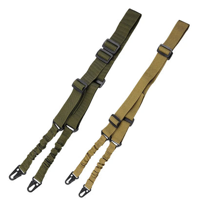 Sangle Fusil 2 Points en Nylon – Bretelle Tactique avec Boucle Métal | Chasse & Airsoft