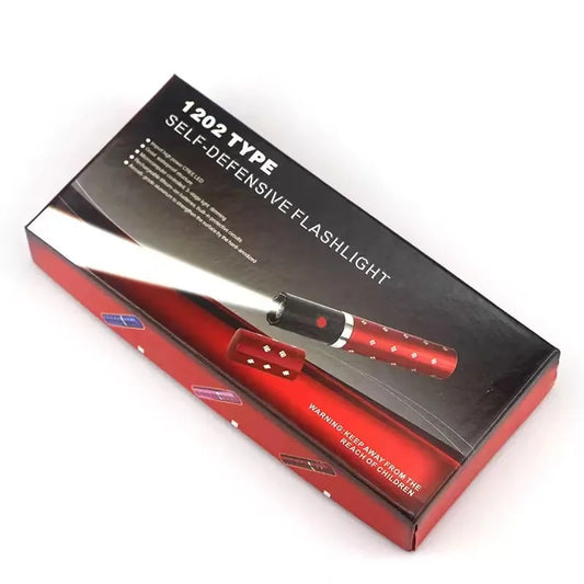 Shocker Électrique Rouge à Lèvres – Taser Discret Auto-Défense, Porte-Clés, Cadeau Femme