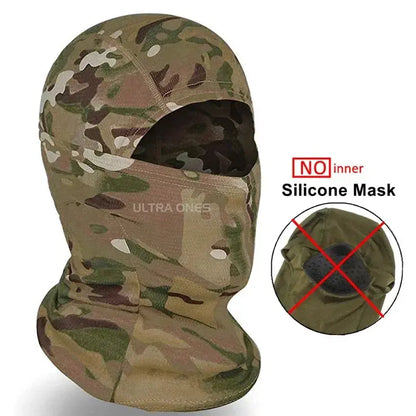 Tactical Mask Outdoor Balaclava – Masque Balaclava Silicone Demi-visage Coupe-vent Ma boutique