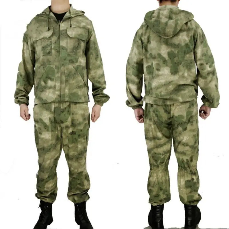 Tenue Camouflage Tactique Été – ATFG EMR White/Yellow Flower – Veste & Pantalon - BLACKBEARD OUTDOOR INDUSTRIES