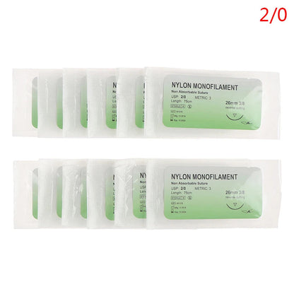 Kit de Suture Chirurgicale Synthétique avec Aiguille – Nylon Monofilament pour Formation Médicale et Vétérinaire Ma boutique