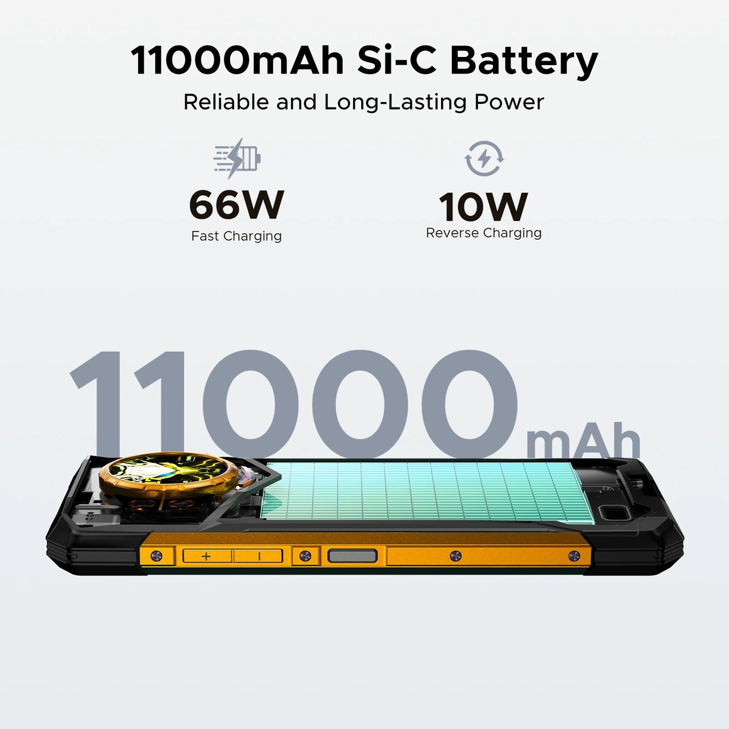 DOOGEE S200 Ultra 5G – Smartphone robuste 6,72'' 120Hz, 11000 mAh, 48 Go + 1 To, charge 66W, Android 15 (Dimensity 7400, NFC) - BLACKBEARD OUTDOOR INDUSTRIES