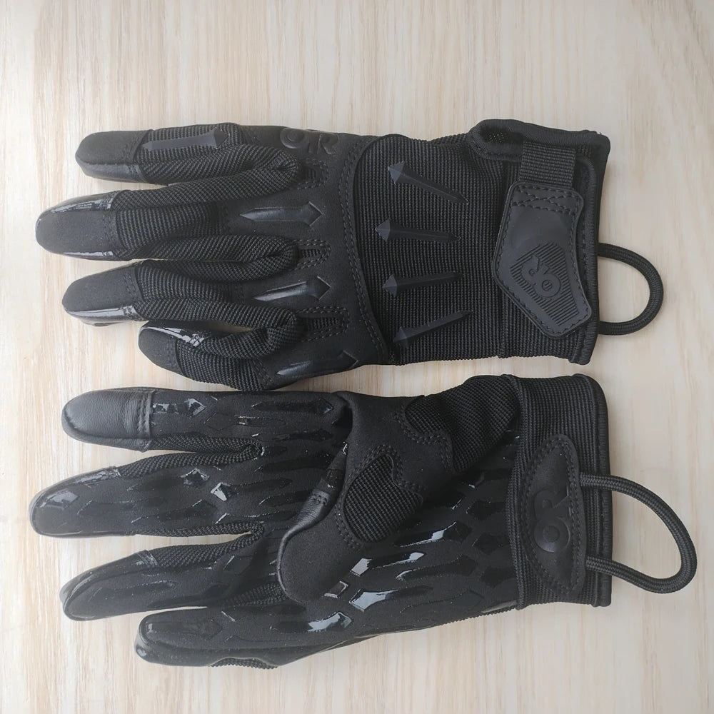 Gants tactiques unisexes outdoor – Noir et camouflage