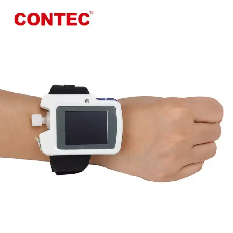 Contec RS01 – Moniteur de Sommeil et Apnée | SpO2, Fréquence Cardiaque, Flux Nasal, Enregistrement 20h