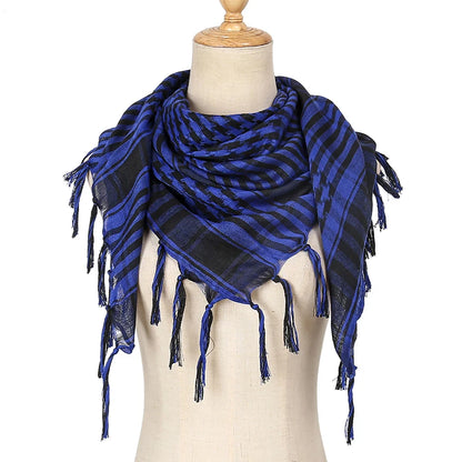 Shemagh Keffiyeh Tactique Désert – Écharpe Tête & Cou Unisexe 98x98 cm Polyester