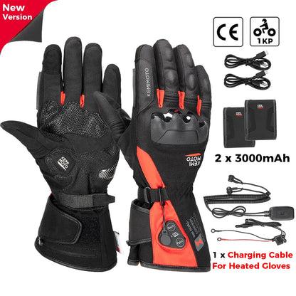 Gants chauffants rechargeables grand froid, tactiles et imperméables