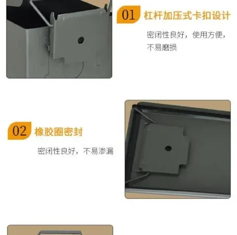 Boîte Métallique Sécurisée - BLACKBEARD OUTDOOR INDUSTRIES