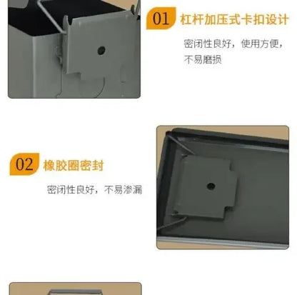 Boîte Métallique Sécurisée - BLACKBEARD OUTDOOR INDUSTRIES