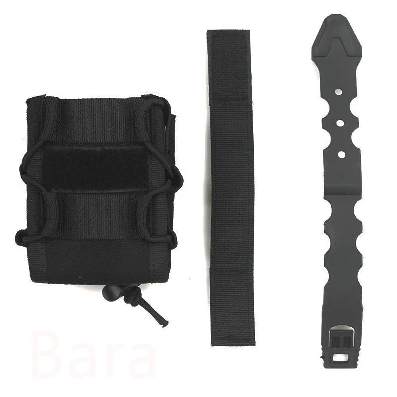 Pochette Tactique pour Menottes Ouvertes avec Clip et Sangle – Étui de Ceinture pour Menottes Asp, Menottes à Charnière, Menottes à Chaîne et Menottes Rigides Pliantes - BLACKBEARD OUTDOOR INDUSTRIES
