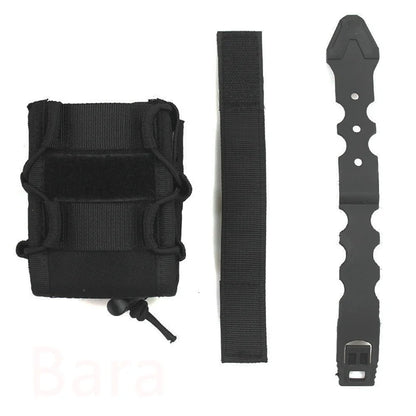 Pochette Tactique pour Menottes Ouvertes avec Clip et Sangle – Étui de Ceinture pour Menottes Asp, Menottes à Charnière, Menottes à Chaîne et Menottes Rigides Pliantes - BLACKBEARD OUTDOOR INDUSTRIES