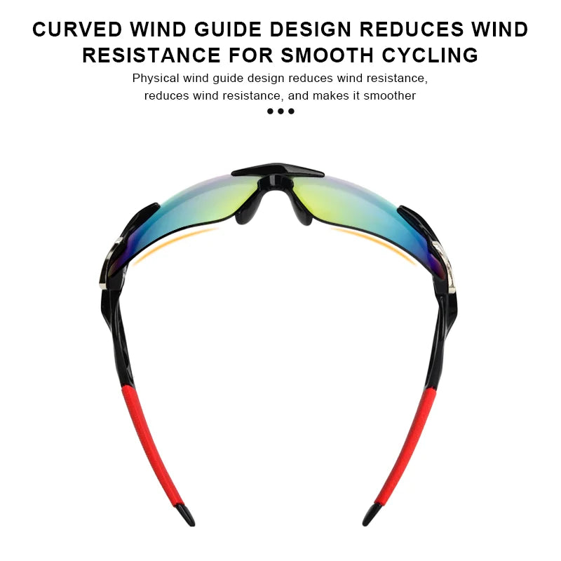 Lunettes de Soleil Sport RIDERACE RR7427 – Cyclisme Route & VTT – Protection UV400 – Unisexe et Résistantes - BLACKBEARD OUTDOOR INDUSTRIES