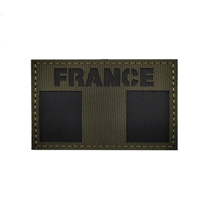 Patch Drapeau France IR Réfléchissant – Badge Tactique Brodé pour Casquette, Sac, Brassard - BLACKBEARD OUTDOOR INDUSTRIES