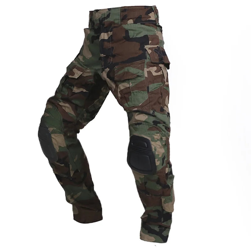 Pantalon de Combat Militaire avec Genouillères - Camouflage Multicam CP | Tactique, Travail et Chasse BLACKBEARD OUTDOOR INDUSTRIES