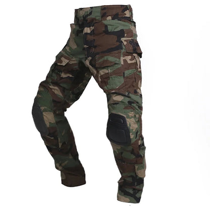 Pantalon de Combat Militaire avec Genouillères - Camouflage Multicam CP | Tactique, Travail et Chasse BLACKBEARD OUTDOOR INDUSTRIES