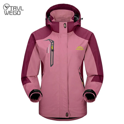 Veste Randonnée Femme Imperméable Coupe-Vent – Capuche Amovible, Multi-Poches - BLACKBEARD OUTDOOR INDUSTRIES