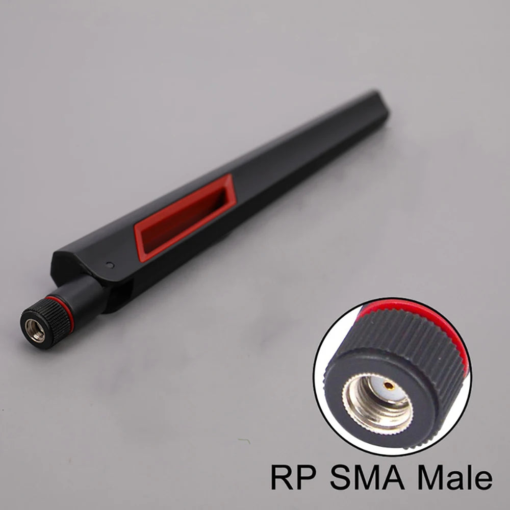 Antenne WiFi 10dBi Haute Performance | Double Bande 2.4Ghz / 5Ghz / 5.8Ghz | Connecteur RP-SMA ou SMA Male – 19.5 cm - BLACKBEARD OUTDOOR INDUSTRIES