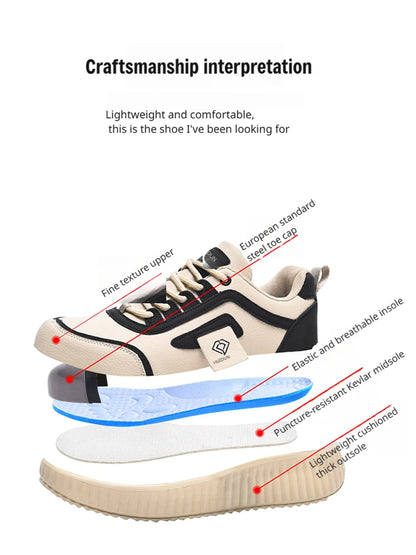 Chaussures de Sécurité Femme - Confort et Design Moderne avec Embout Métallique et Semelle Antidérapante - BLACKBEARD OUTDOOR INDUSTRIES