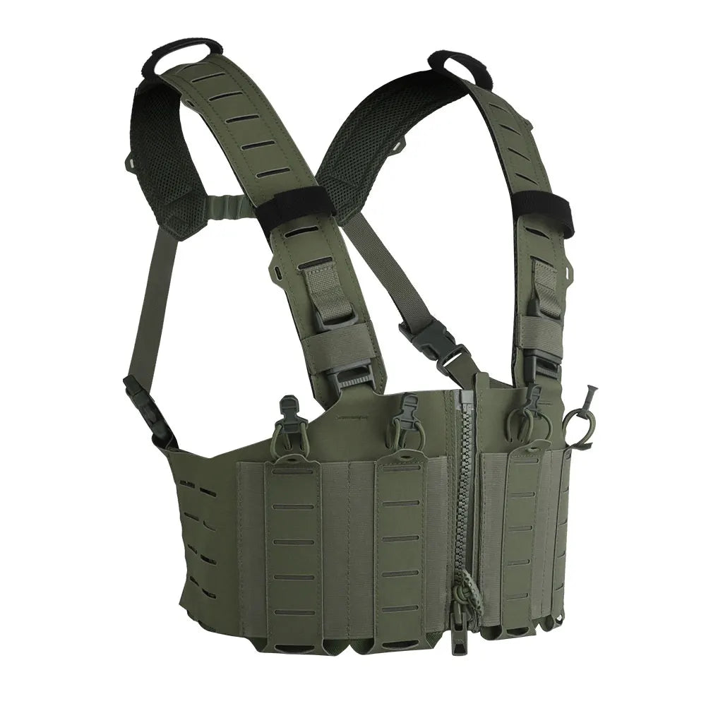 Chest rig tactique MOLLE VE-96 en Cordura – Léger et réglable