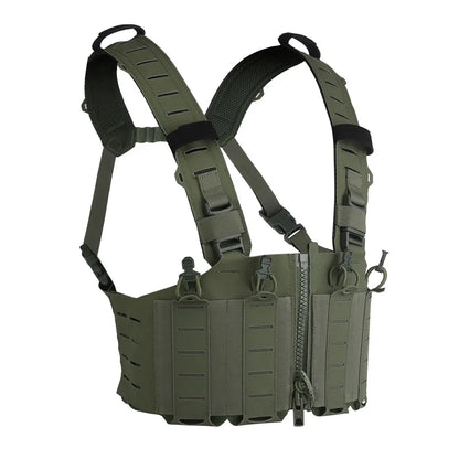 Chest rig tactique MOLLE VE-96 en Cordura – Léger et réglable