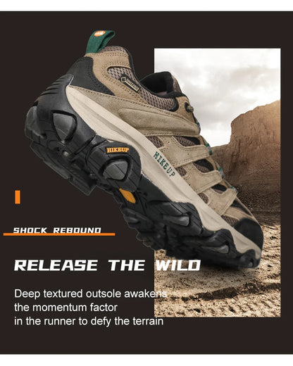 Chaussures de Randonnée HIKEUP-26 pour Homme – Trekking, Escalade, Outdoor & Quotidien – Cuir Synthétique, Respirantes - BLACKBEARD OUTDOOR INDUSTRIES