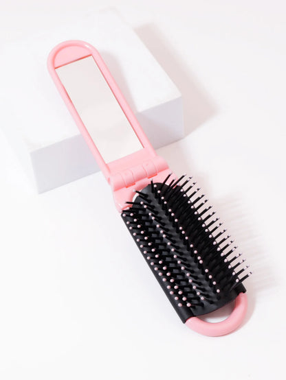 Peigne Miroir Pliable – Antistatique, Résistant Chaleur, Voyage, Unisexe