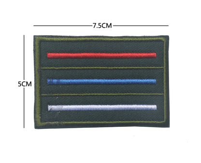 Patch Brodé Russie Soviétique – Bande Noire et Jaune Réfléchissante Infrarouge - BLACKBEARD OUTDOOR INDUSTRIES