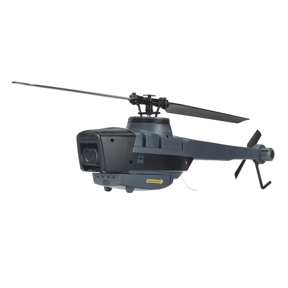 Eachine C128 – Hélicoptère RC 1080P FPV | Gyroscope 6 Axes | Positionnement Optique - BLACKBEARD OUTDOOR INDUSTRIES