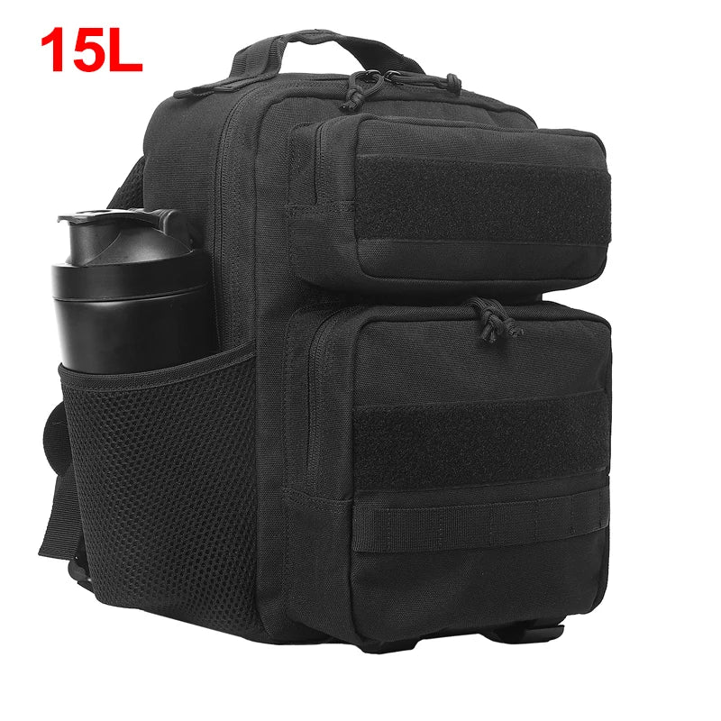 Sac à dos tactique compact 15 L – Nylon 900D et MOLLE