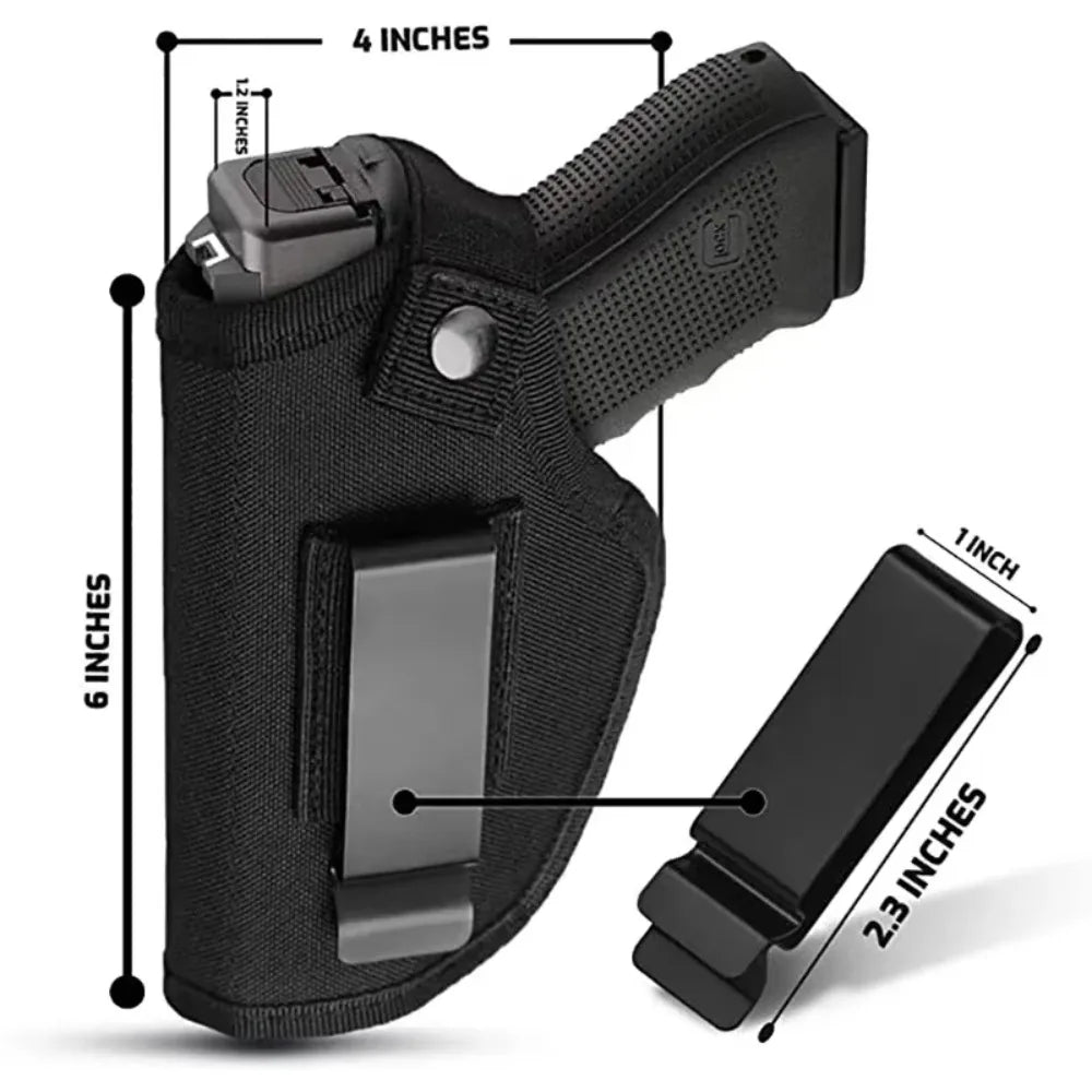 Holster Universel Droitier/Gaucher pour Pistolets – Port IWB / OWB - BLACKBEARD OUTDOOR INDUSTRIES