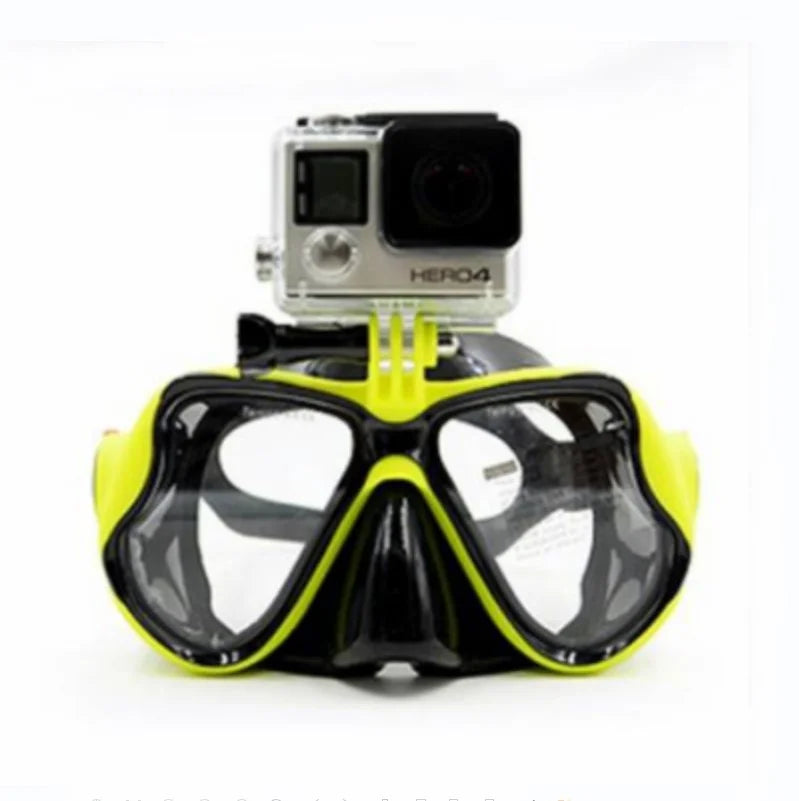 Masque de plongée et snorkeling adulte en verre trempé