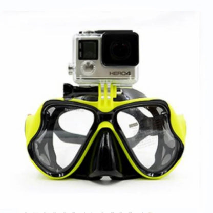 Masque de plongée et snorkeling adulte en verre trempé