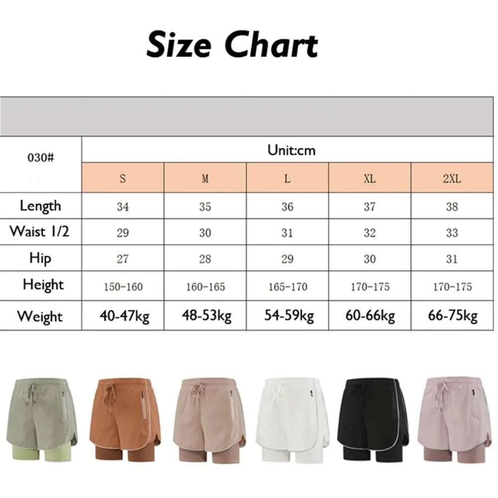 Shorts de Sport Femme 2-en-1 Taille Haute - Séchage rapide • Poche zippée • Confort anti-exposition - BLACKBEARD OUTDOOR INDUSTRIES