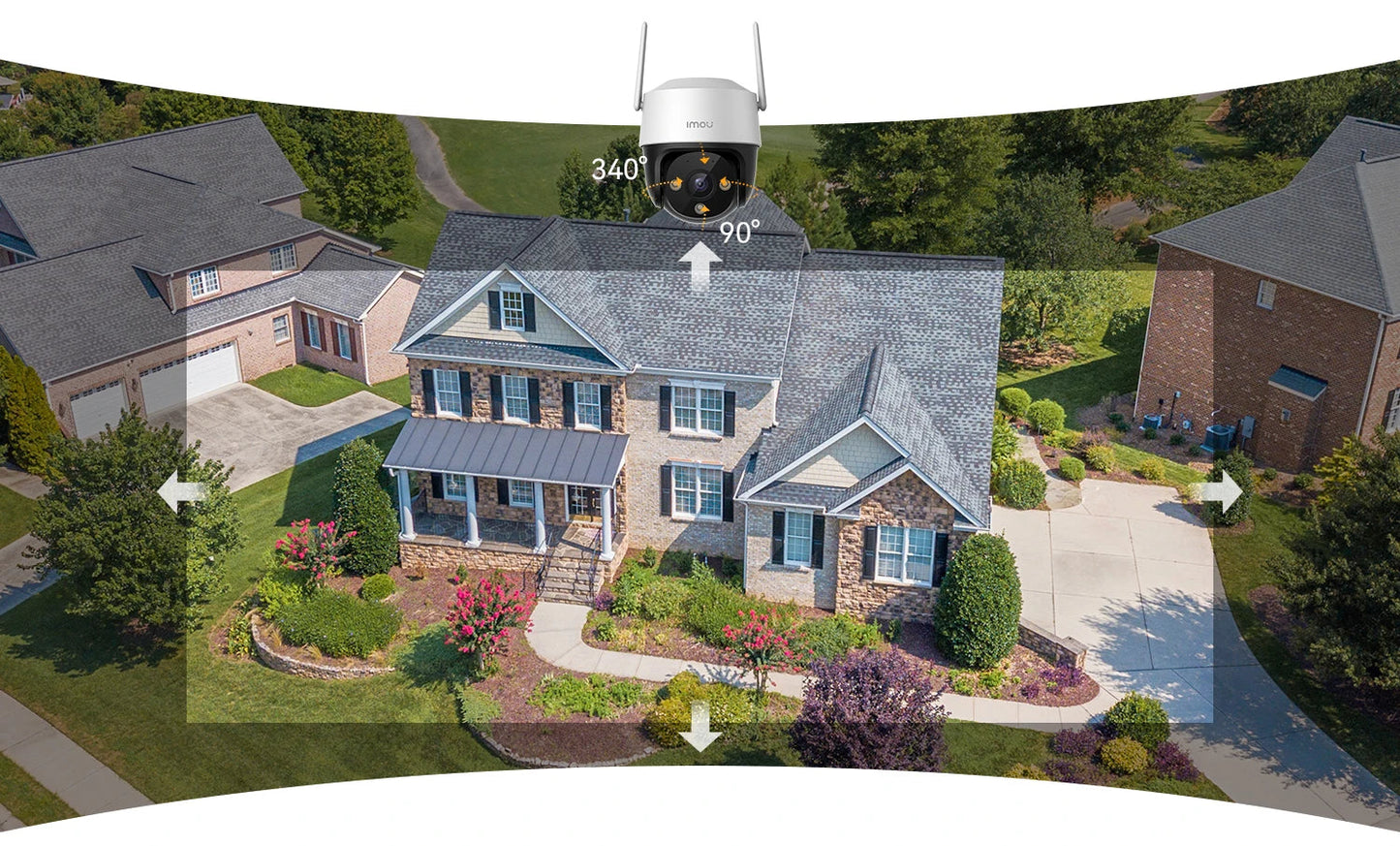 IMOU Cruiser SE+ 5MP | Caméra PTZ Extérieure Wi-Fi 360° | Vision Nocturne Couleur | Audio Bidirectionnel | Détection Humaine | IP66 Ma boutique