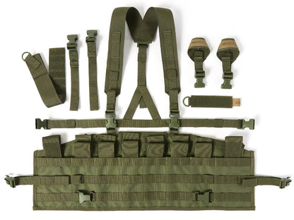 Chest rig tactique TAP MOLLE II – Panneau modulaire réglable