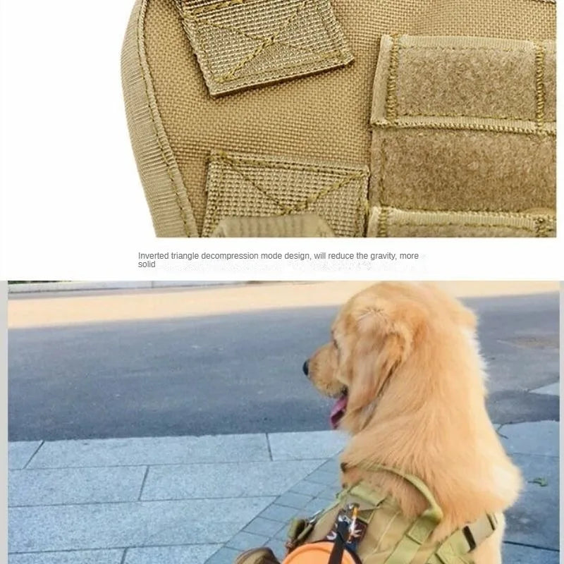 Gilet Tactique pour Chien – Harnais de Poitrine Robuste et Confortable Ma boutique