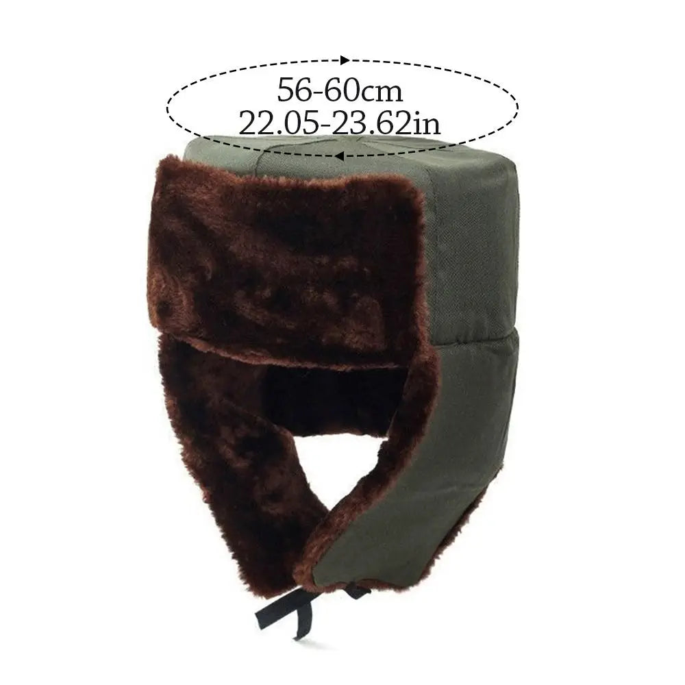 Chapka Trappeur Coupe-Vent avec Protection des Oreilles - Unisexe Outdoor