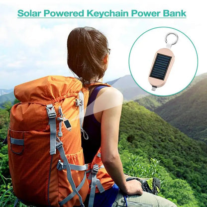 Mini Chargeur Solaire Portable 3000mAh Porte-Clés – Power Bank Sans Fil Compact - BLACKBEARD OUTDOOR INDUSTRIES