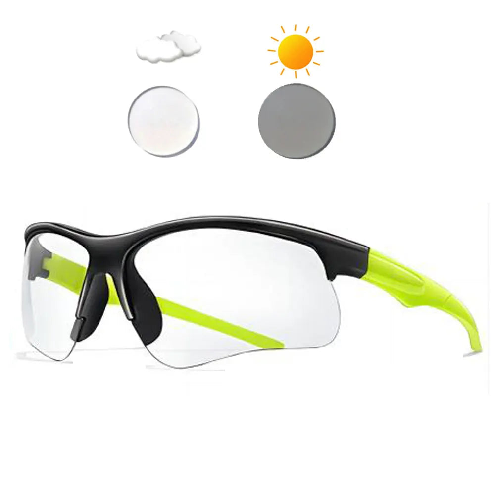 OMEKOL Lunettes Photochromiques Cyclisme – VTT, Running & Outdoor
