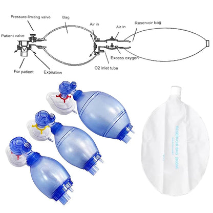 Kit de Réanimation CPR PVC pour Adultes, Enfants et Nourrissons - Sac de Compression, Masque et Accessoires de Formation - BLACKBEARD OUTDOOR INDUSTRIES