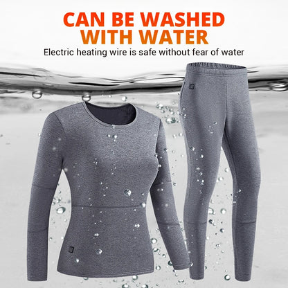 Sous-vêtement chauffant USB hiver – Veste, pantalon ou ensemble